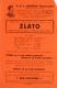 Plzeň, Havlíček, dělnický ochotnický spolek Plzeň-Lobzy, Zlato – plakát, 1937