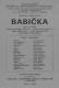 Horažďovice, Divadelní soubor Městského kulturního střediska, Babička – plakát, 1985