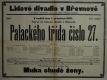 Praha-Břevnov, Lidové divadlo, Palackého tř. 27 - plakát,1907