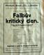 Žihobce, Tyl, Falbův kritický den - plakát, 1923