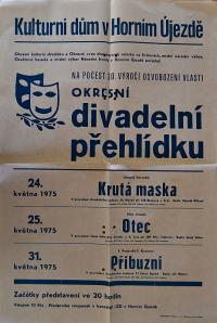 Horní Újezd, OP divadelních souborů - plakát, 1975