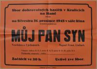 Kralice, Hasiči, Můj pan syn - plakát, 1943