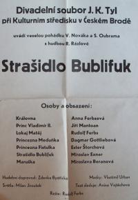 Český Brod, Tyl, Strašidlo Bublifuk - plakát, 1978