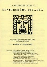 Plzeň, 1. NP seniorského divadla,  programová brožura, 1995