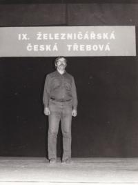 Chomutov, DS Čapek, Stanislav Aubrecht recitoval v České Třebové, 1981