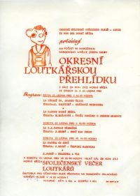 Horní Bříza, Loutkářská přehlídka 1982 - plakát